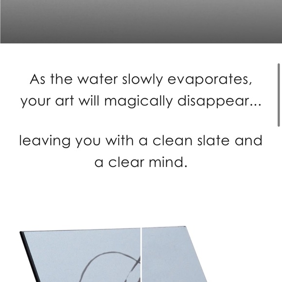 🪷NEW NWT NIB BUDDHA BOARD ZEN NO MESS PAINTING CALMING CRAFT PAINT EASEL TOY - Picture 9 of 9